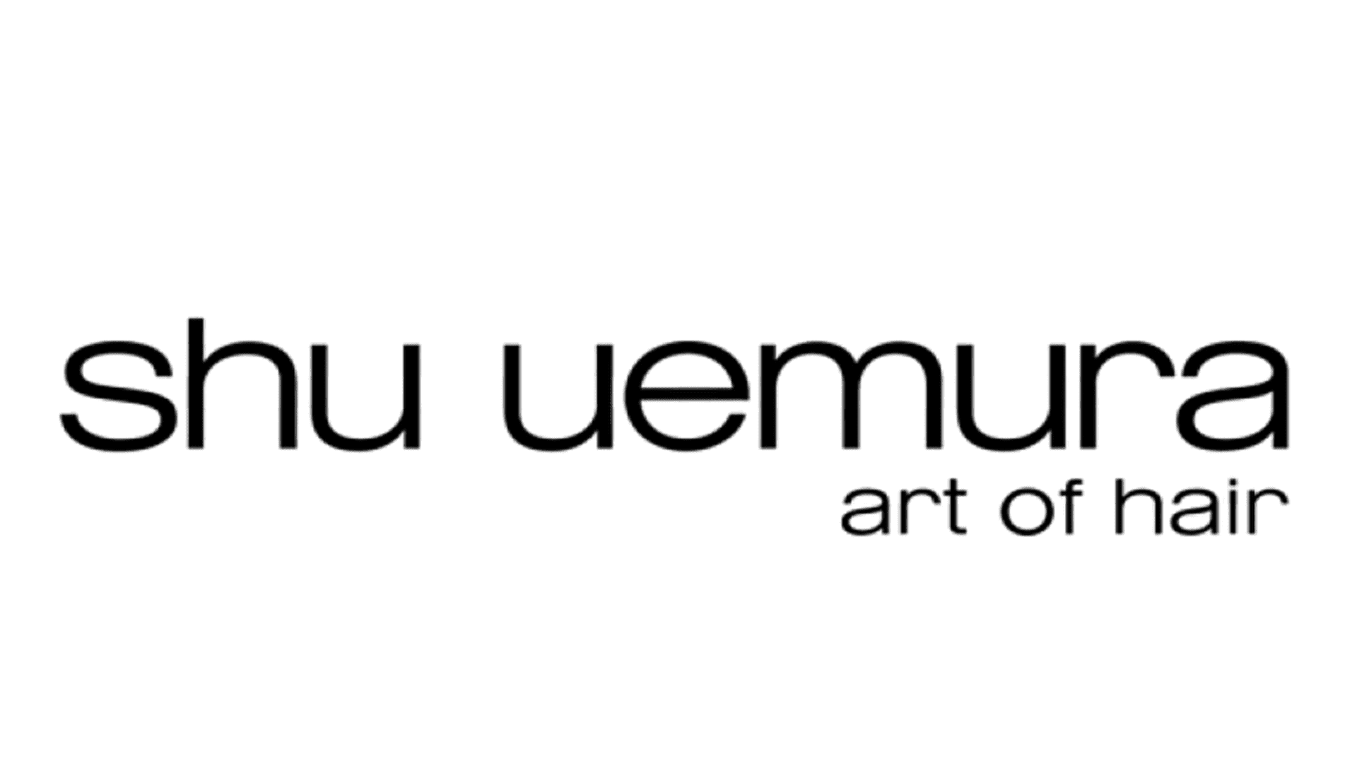 Shu Uemura Art of Hair logo in bold black text.